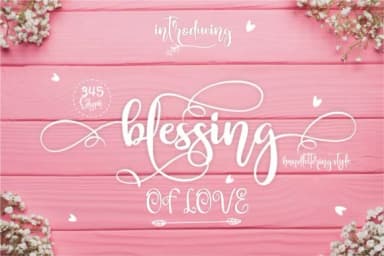 Blessing Font by creativework69 by creativework69 — Script Handwritten Font — thumbnail 1