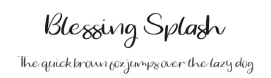 Blessing Splash by Paily Studio — Script Handwritten Font — thumbnail 1