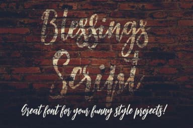 Blessings Font by JumboDesign — Script Handwritten Font — thumbnail 4