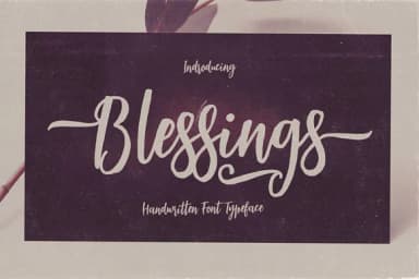 Blessings Font by JumboDesign — Script Handwritten Font — thumbnail 5