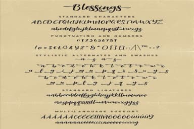 Blessings Font by JumboDesign — Script Handwritten Font — thumbnail 6