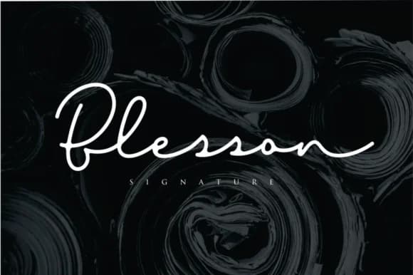 Blesson Font by Sronstudio — Script Handwritten Font