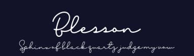 Blesson by Sronstudio — Script Handwritten Font — thumbnail 2
