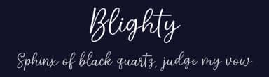 Blighty by Niskala Huruf — Script Handwritten Font — thumbnail 2