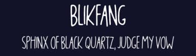 Blikfang by bogstav — Script Handwritten Font — thumbnail 2