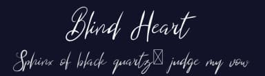 Blind Heart by Edric Studio — Script Handwritten Font — thumbnail 2