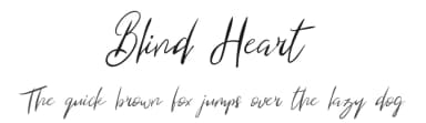 Blind Heart by Edric Studio — Script Handwritten Font — thumbnail 1