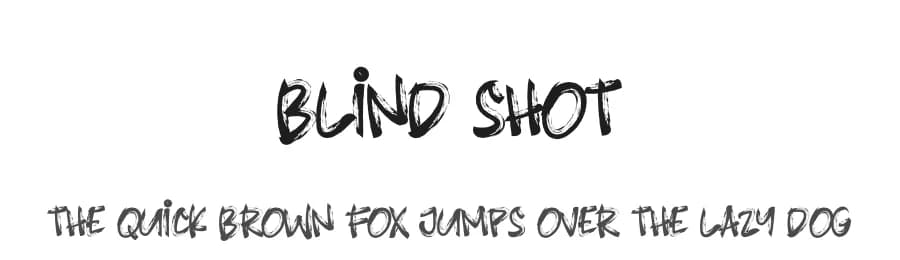 Blind Shot by Eifetstype — Script Handwritten Font — preview 1