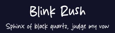Blink Rush by Origin Type — Script Handwritten Font — thumbnail 2