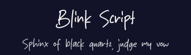 Blink Script by MJType — Script Handwritten Font — thumbnail 2
