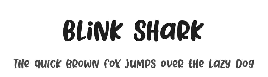 Blink Shark by Awansenja Type — Script Handwritten Font