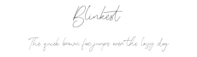 Blinkest by Maulana Creative — Script Handwritten Font — thumbnail 1