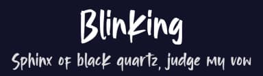 Blinking by Alpaprana Studio — Script Handwritten Font — thumbnail 2