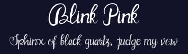 Blink Pink by Aboe Zart Studio — Script Handwritten Font — thumbnail 2