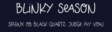 Blinky Season by Balpirick Studio — Script Handwritten Font — thumbnail 2