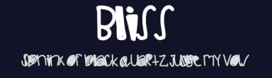 Bliss by Des Gomez — Script Handwritten Font — thumbnail 2