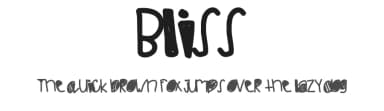 Bliss by Des Gomez — Script Handwritten Font — thumbnail 1