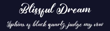 Blissful Dream by FatmaStudio — Script Handwritten Font — thumbnail 2
