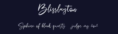 Blisslayton by Maulana Creative — Script Handwritten Font — thumbnail 2