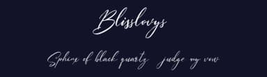 Blisslovys by Maulana Creative — Script Handwritten Font — thumbnail 2