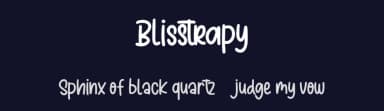 Blisstrapy by Maulana Creative — Script Handwritten Font — thumbnail 2
