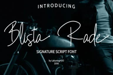 Blista Rade Font by Marchtwentype — Script Handwritten Font — thumbnail 1