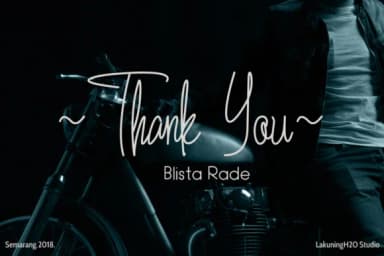 Blista Rade Font by Marchtwentype — Script Handwritten Font — thumbnail 9