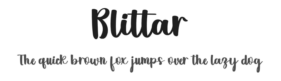Blittar by Inermedia Studio — Script Handwritten Font