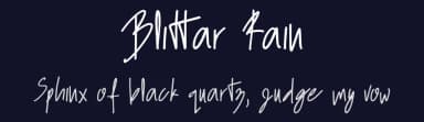 Blittar Rain by Rahmat Kurniawan — Script Handwritten Font — thumbnail 2
