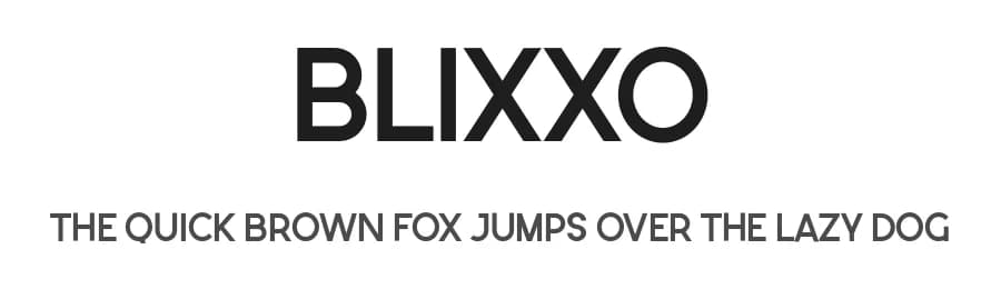 Blixxo by VPcreativeshop — Sans Serif Font
