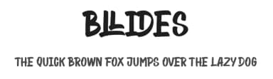 Bllides by Maulana Creative — Script Handwritten Font — thumbnail 1