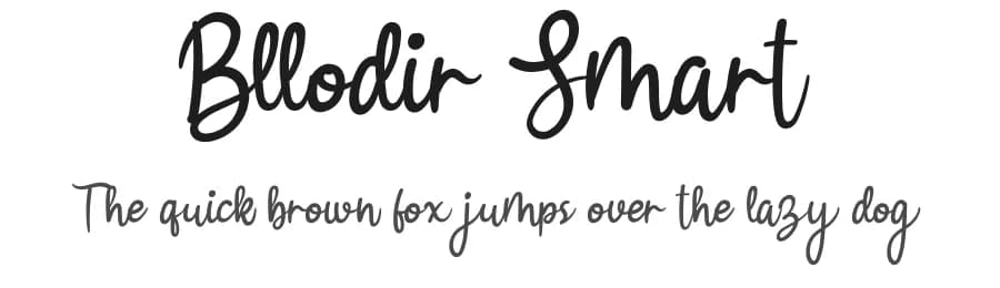 Bllodir Smart by Metal Studio — Script Handwritten Font