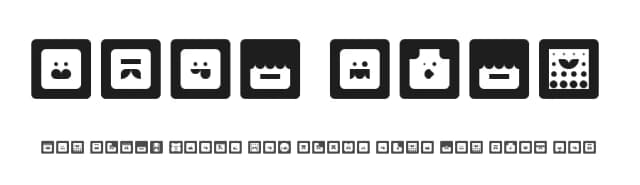 Bloc Face by Fonts of Chaos — Dingbats Font