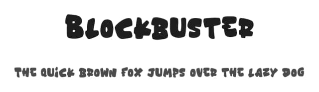 Blockbuster by ReveryWorks — Script Handwritten Font