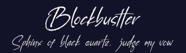 Blockbustter by Letterena Studios — Script Handwritten Font — thumbnail 2