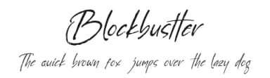 Blockbustter by Letterena Studios — Script Handwritten Font — thumbnail 1