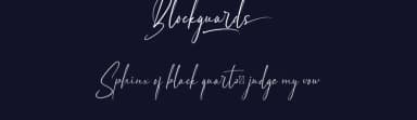 Blockguards by VinType — Script Handwritten Font — thumbnail 2