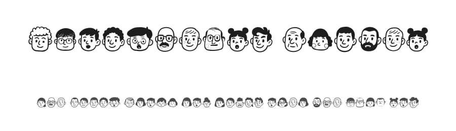 Blockheads United by BlackFridayFont FMF — Dingbats Font