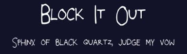 Block It Out by K D — Script Handwritten Font — thumbnail 2