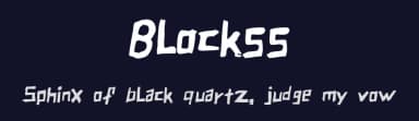 Blockss by Simon Schulte — Script Handwritten Font — thumbnail 2
