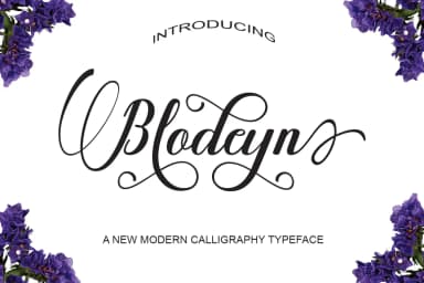 Blodeyn Font by Danti — Script Handwritten Font — thumbnail 1