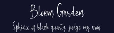 Bloem Garden by DM Letter Studio - Dimas Prasetyo — Script Handwritten Font — thumbnail 2