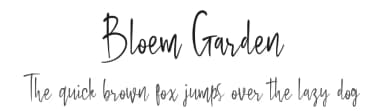 Bloem Garden by DM Letter Studio - Dimas Prasetyo — Script Handwritten Font — thumbnail 1
