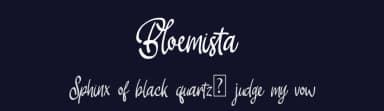 Bloemista by Nico Muslib — Script Handwritten Font — thumbnail 2
