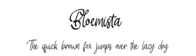 Bloemista by Nico Muslib — Script Handwritten Font — thumbnail 1