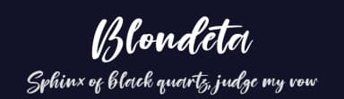 Blondeta by Perspectype Studio - Letterena.com — Script Handwritten Font — thumbnail 2
