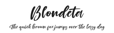 Blondeta by Perspectype Studio - Letterena.com — Script Handwritten Font — thumbnail 1