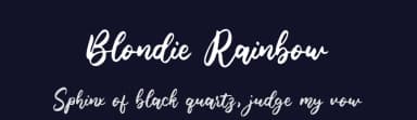 Blondie Rainbow by Balpirick Studio — Script Handwritten Font — thumbnail 2