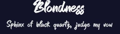 Blondness by CconceptLab — Script Handwritten Font — thumbnail 2