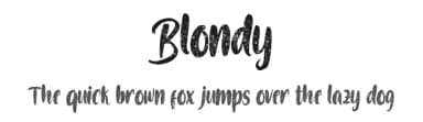 Blondy by Debut Studio — Script Handwritten Font — thumbnail 1